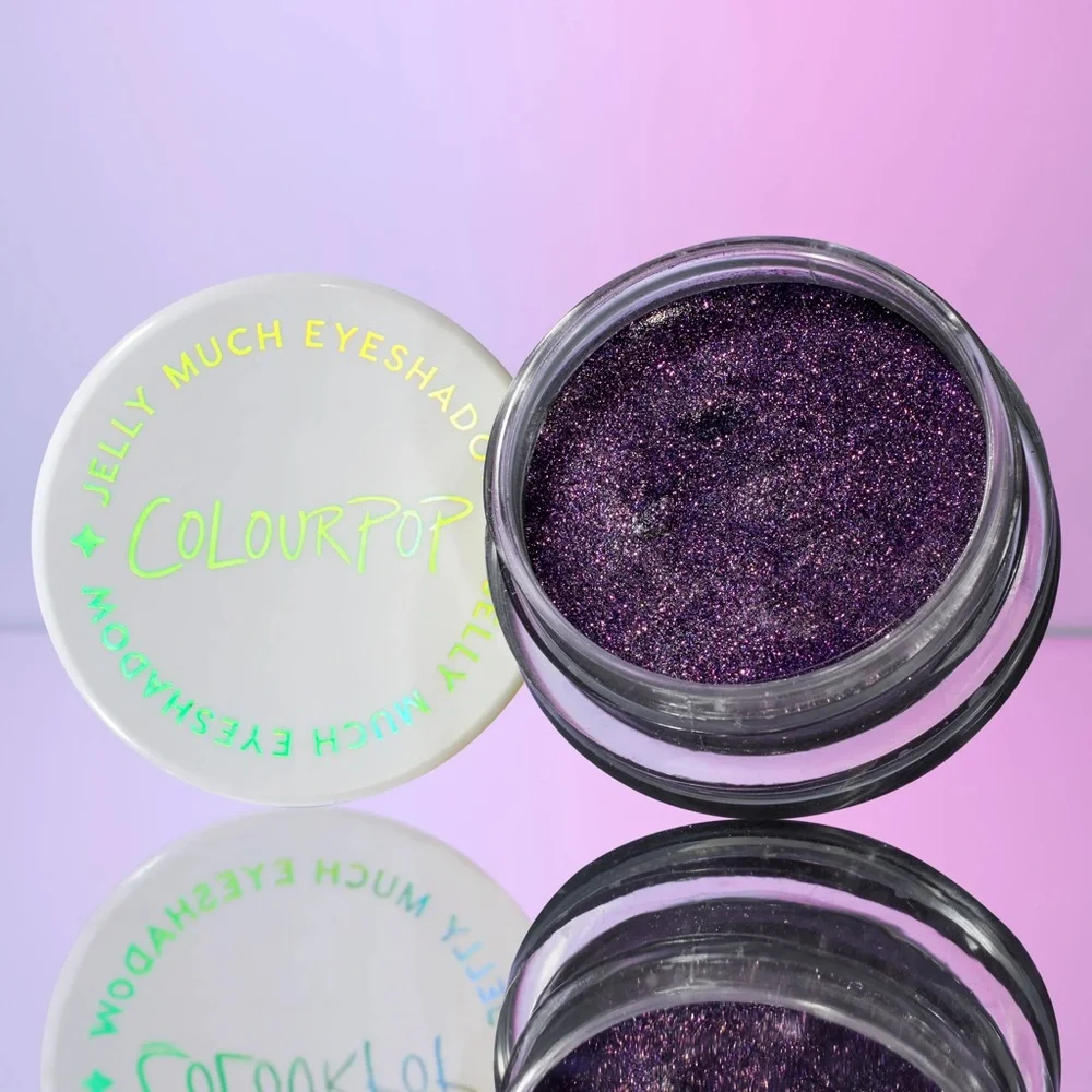 COLOURPOP Jelly Much Gel Eyeshadow Emo Inside Metallic Dark Purple NEW IN BOX